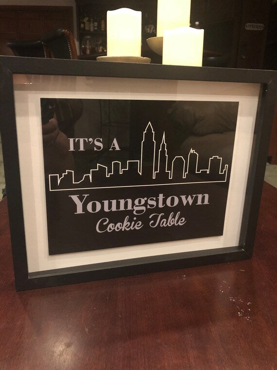Youngstown Cookie Table Framed Print