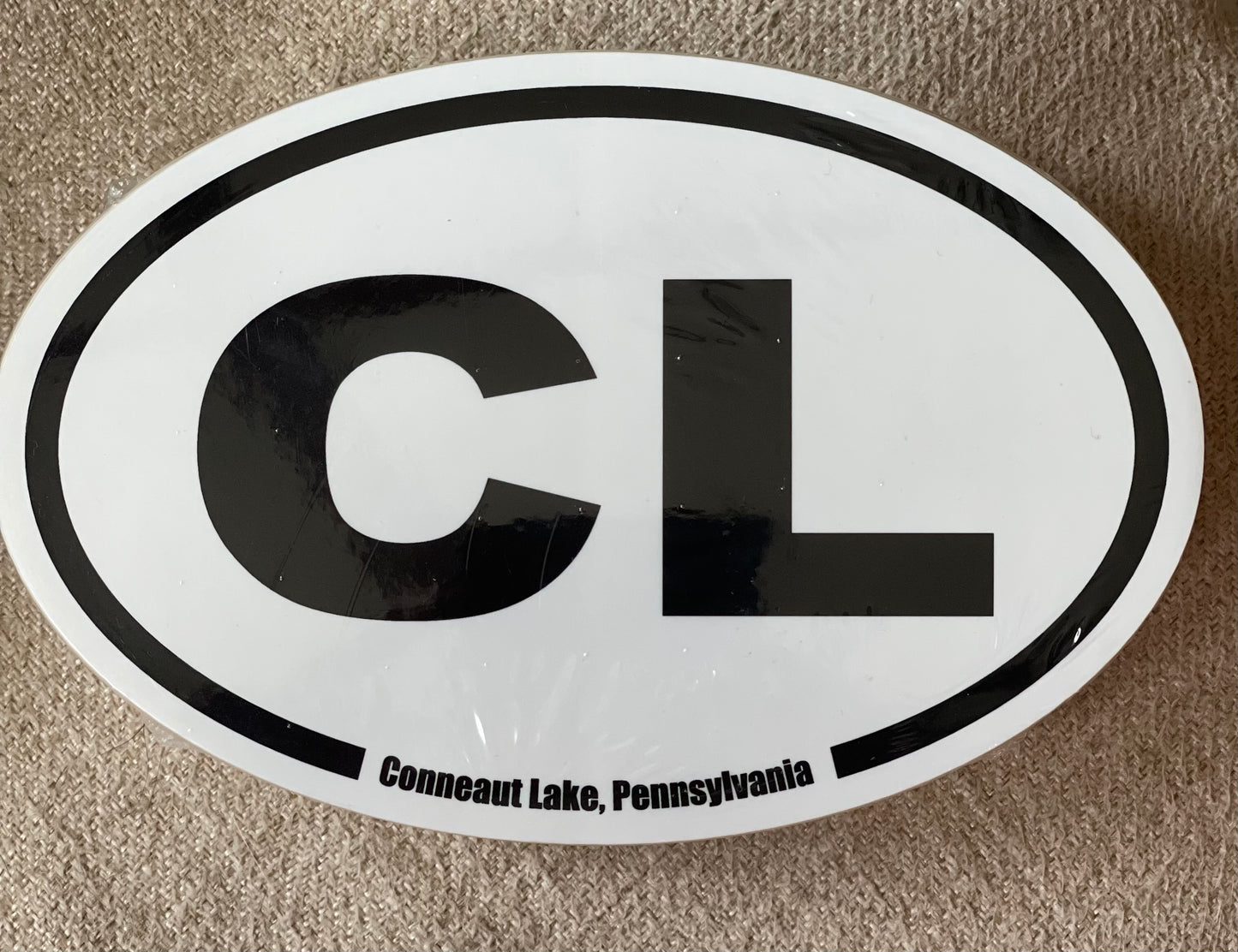 Conneaut Lake Car Oval Decal